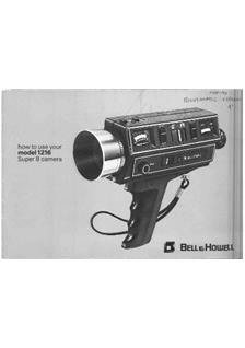 Bell and Howell 1216 A manual. Camera Instructions.